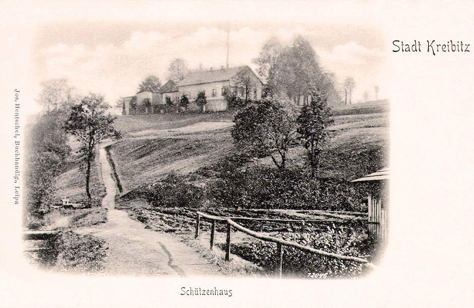 historická fotografie Střelnice Chřibská